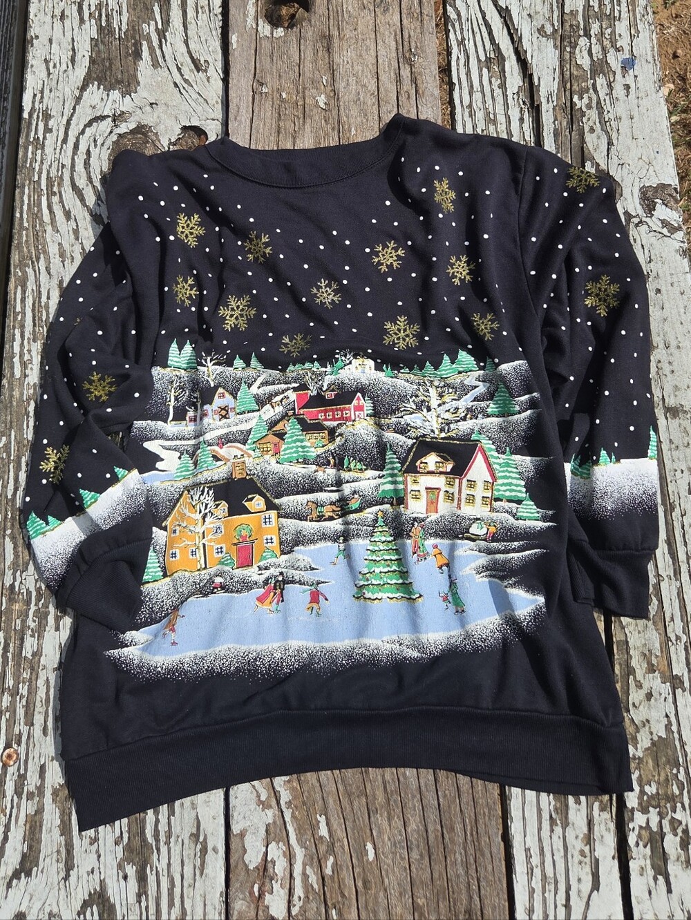 Vintage 90s Holiday Sweater XL